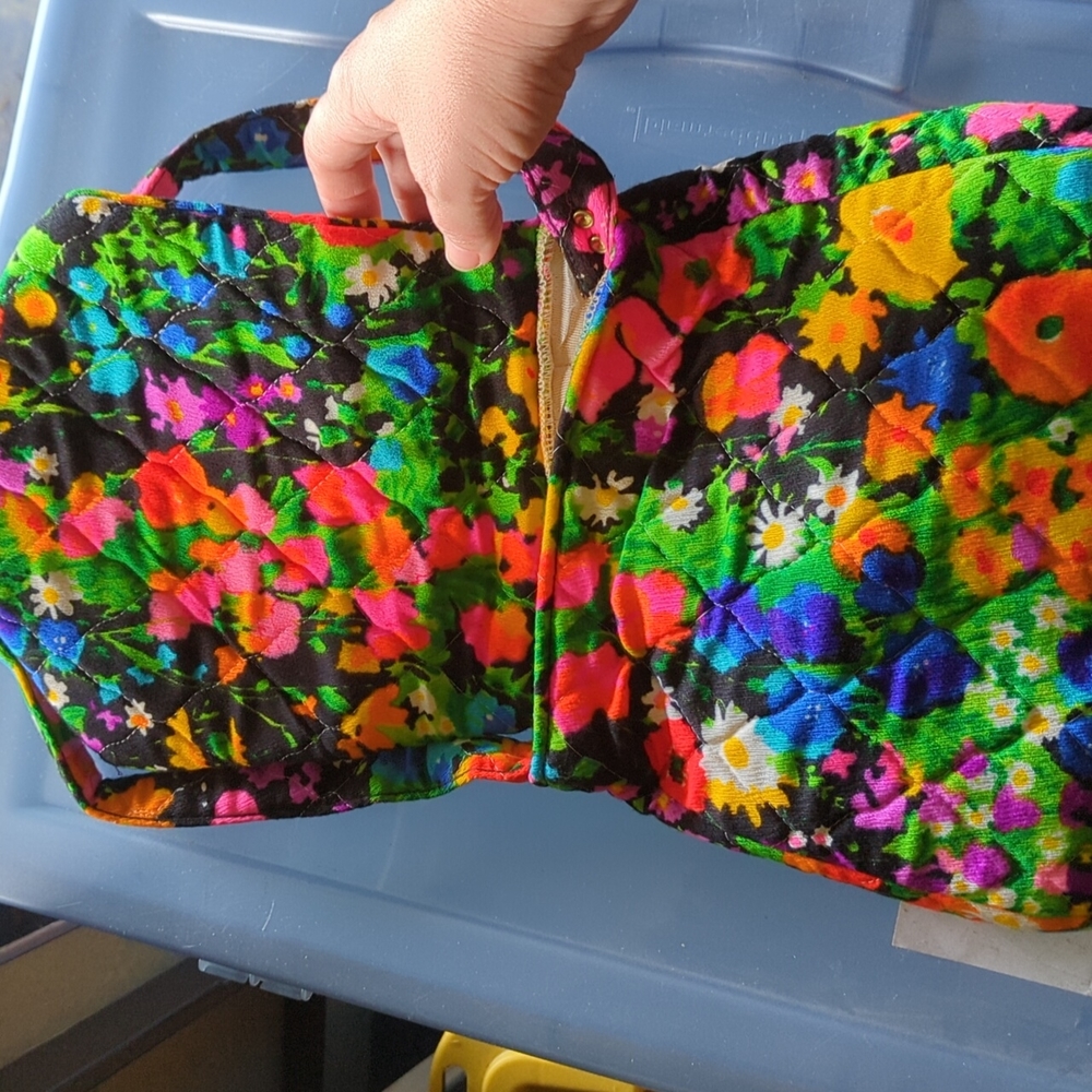 Floral quilt purse - Picture 3 of 7